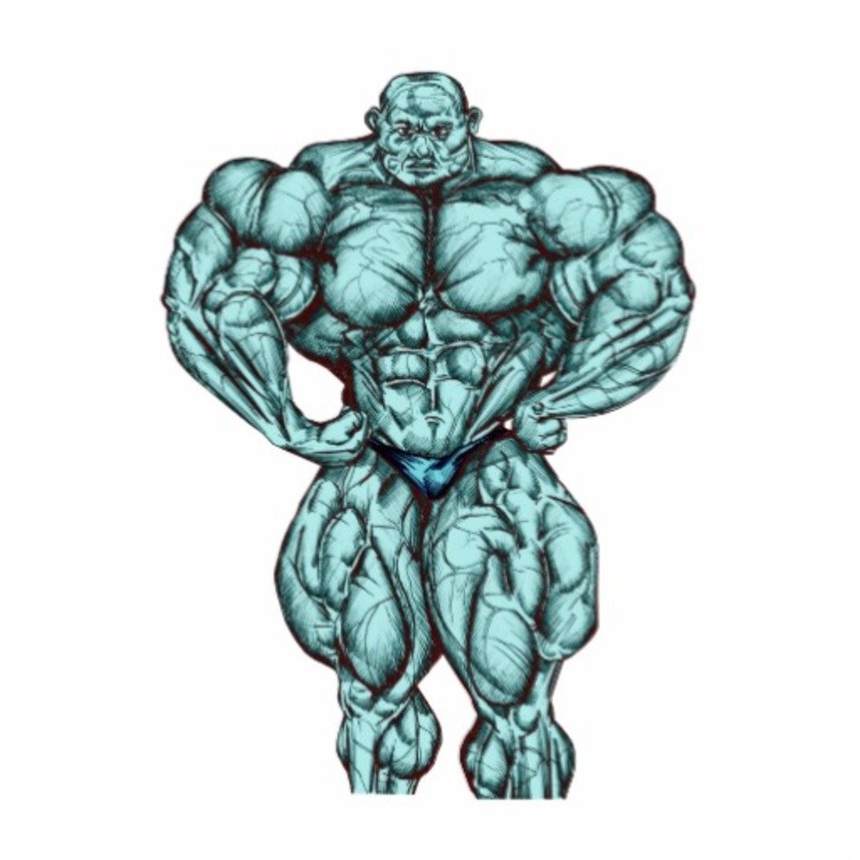 Cartoon Muscle Art