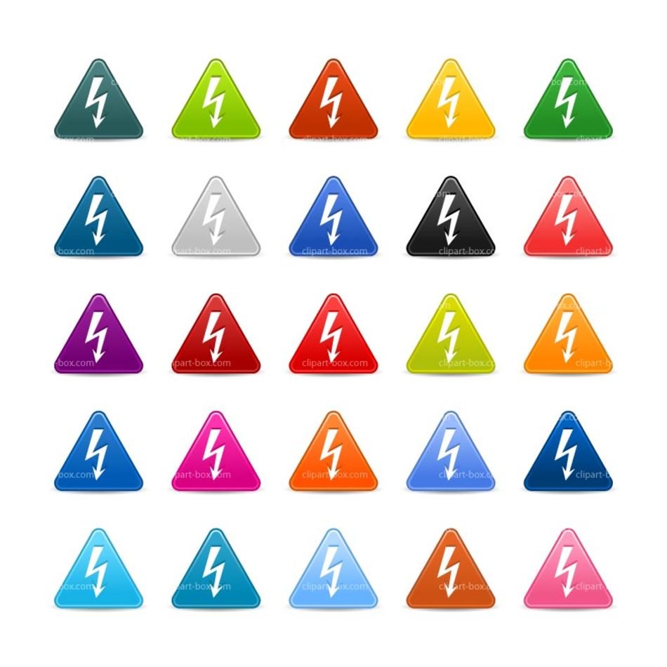 İllustration of Lightning Triangle signs