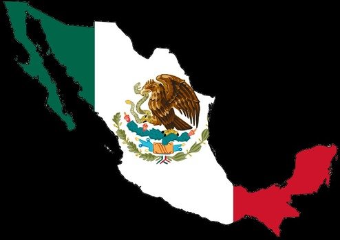 Mexico Flag Map N5