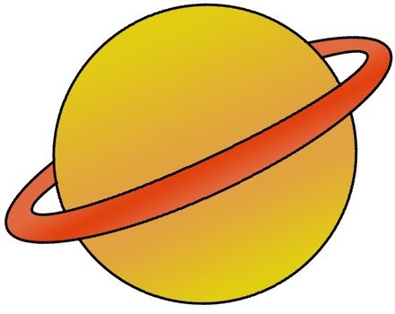 Saturn Clip Art N4