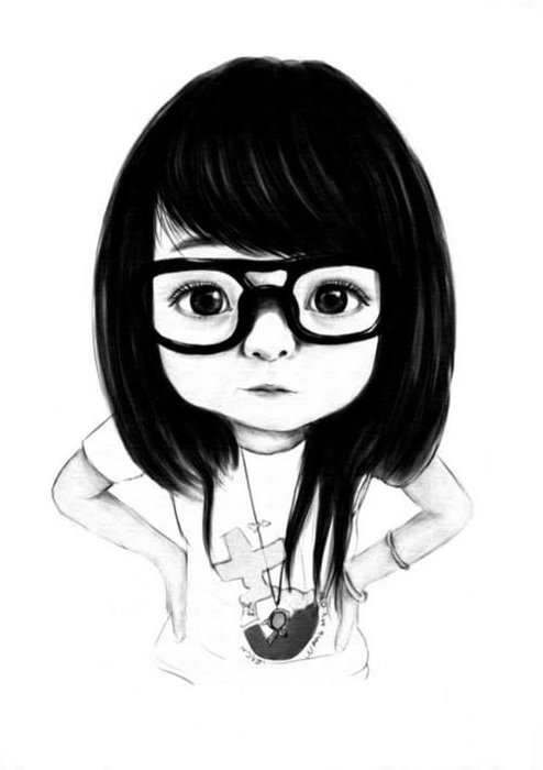 Uma Menina De oacuteculos