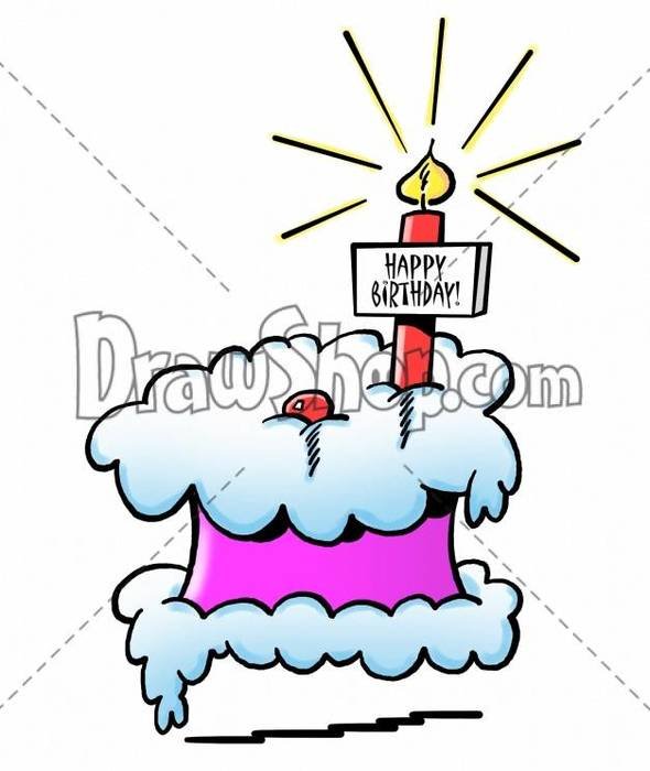 Birthday Cake Clip Art N182