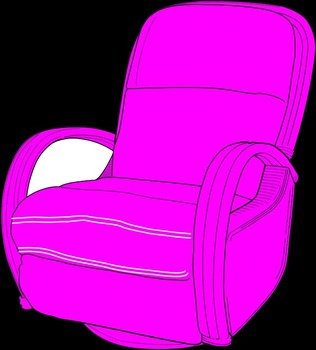 Arm Chair Vector Clip Art