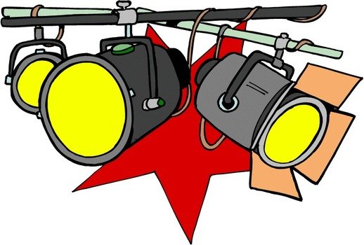 Stage Spotlight Clip Art N5