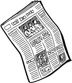Newspaper Clip Art N19