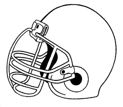 Football Helmet Coloring Pages N8