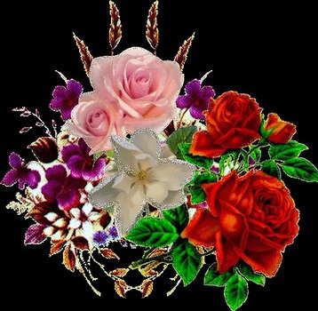 Glitter Flowers