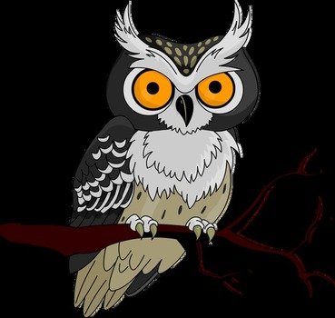 Halloween Owl Clip Art N10