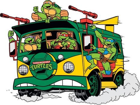 Teenage Mutant Ninja Turtles Party Wagon
