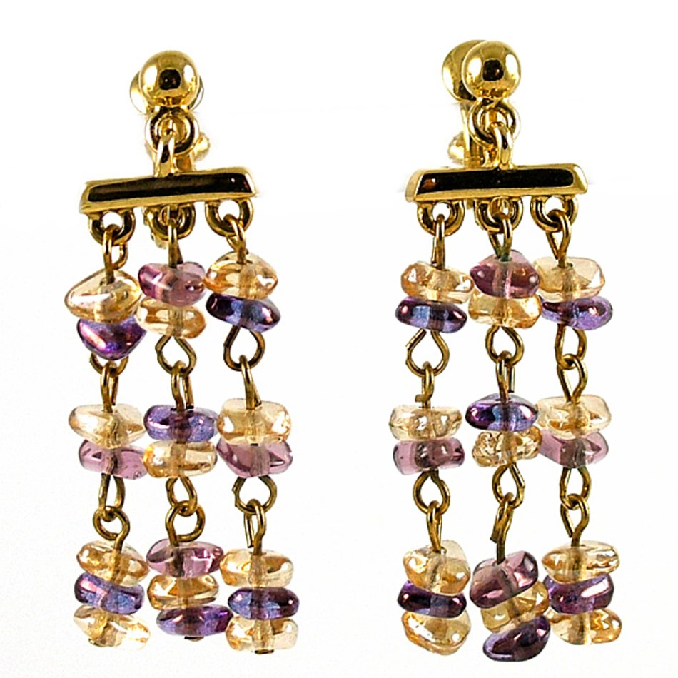 Clip On Dangle Earrings