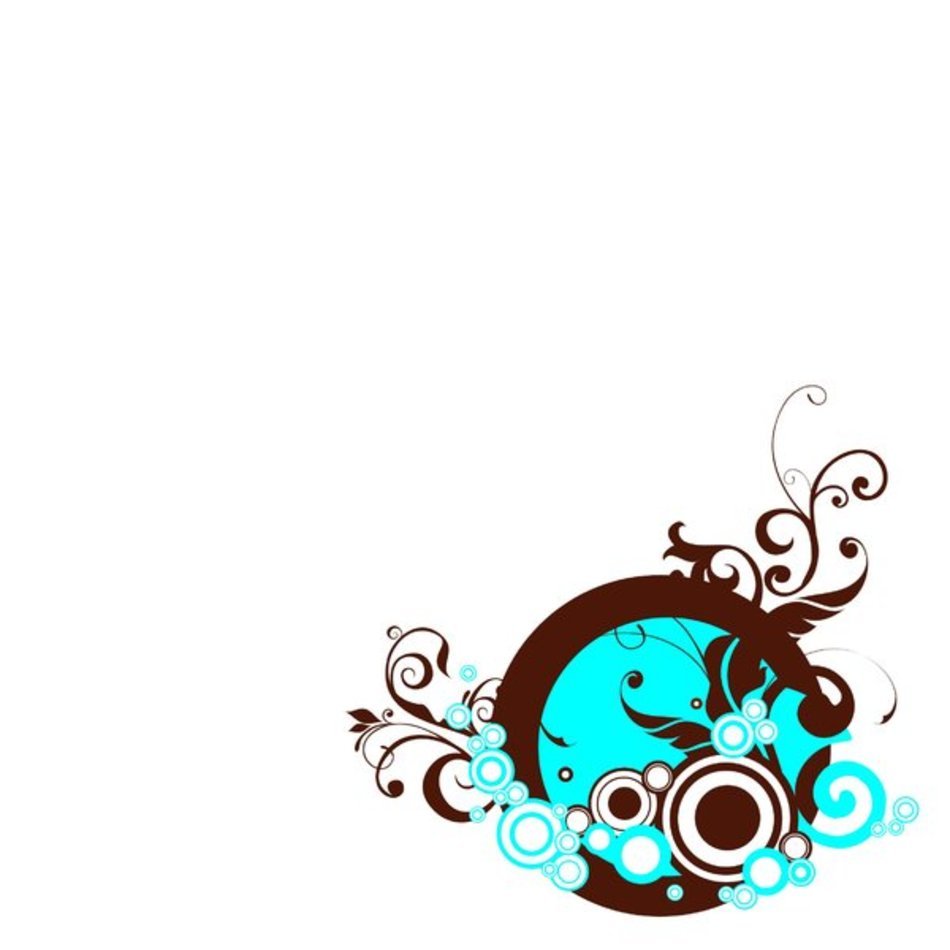 Swirl Corner Borders Flowers