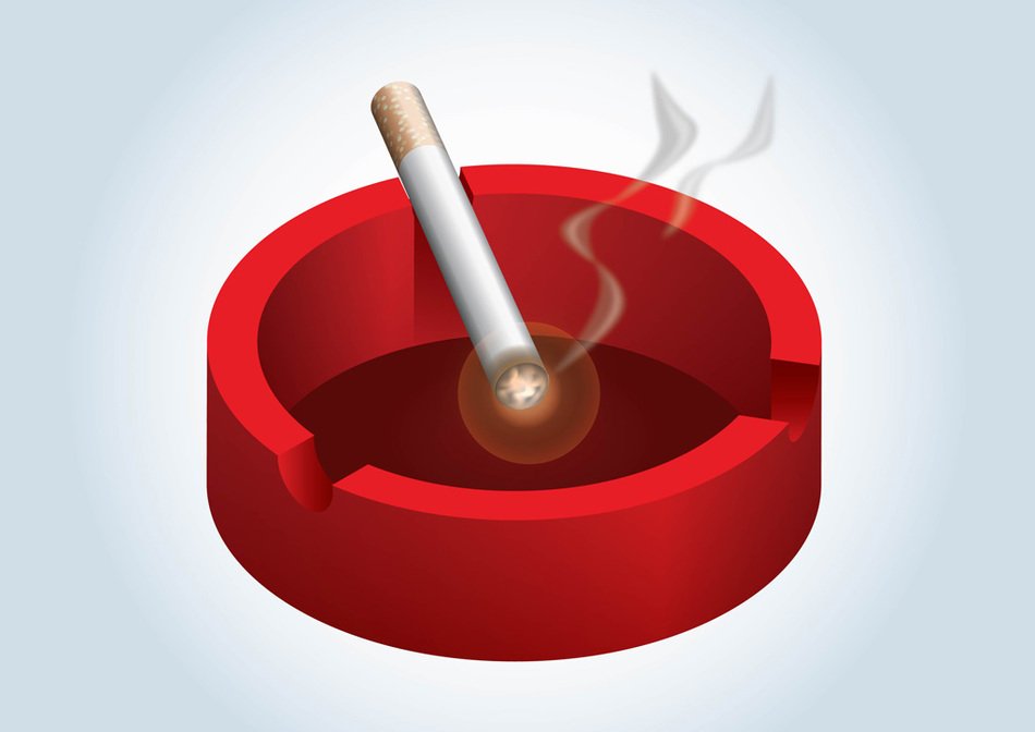 Ashtray as a picture for clipart