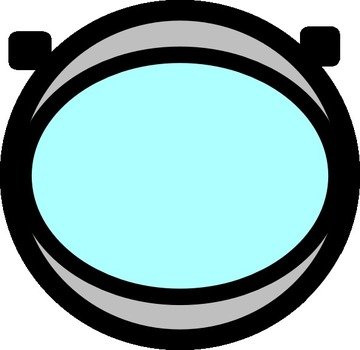 Astronaut Helmet Clip Art N12