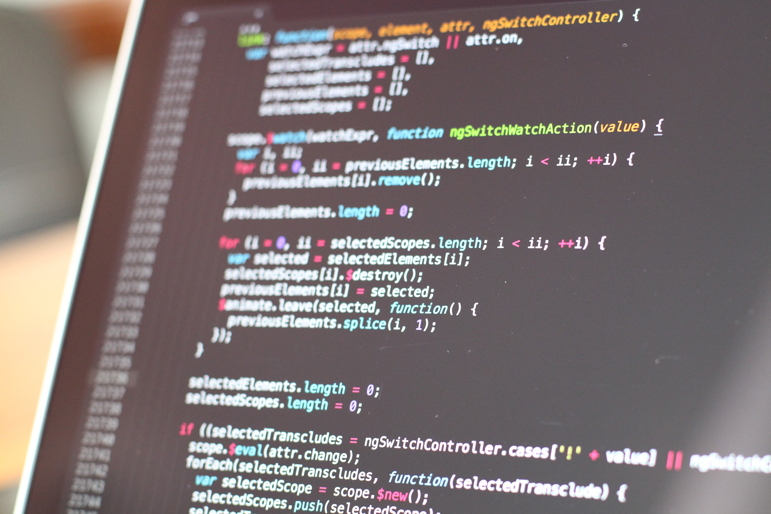 Code on a black screen free image download