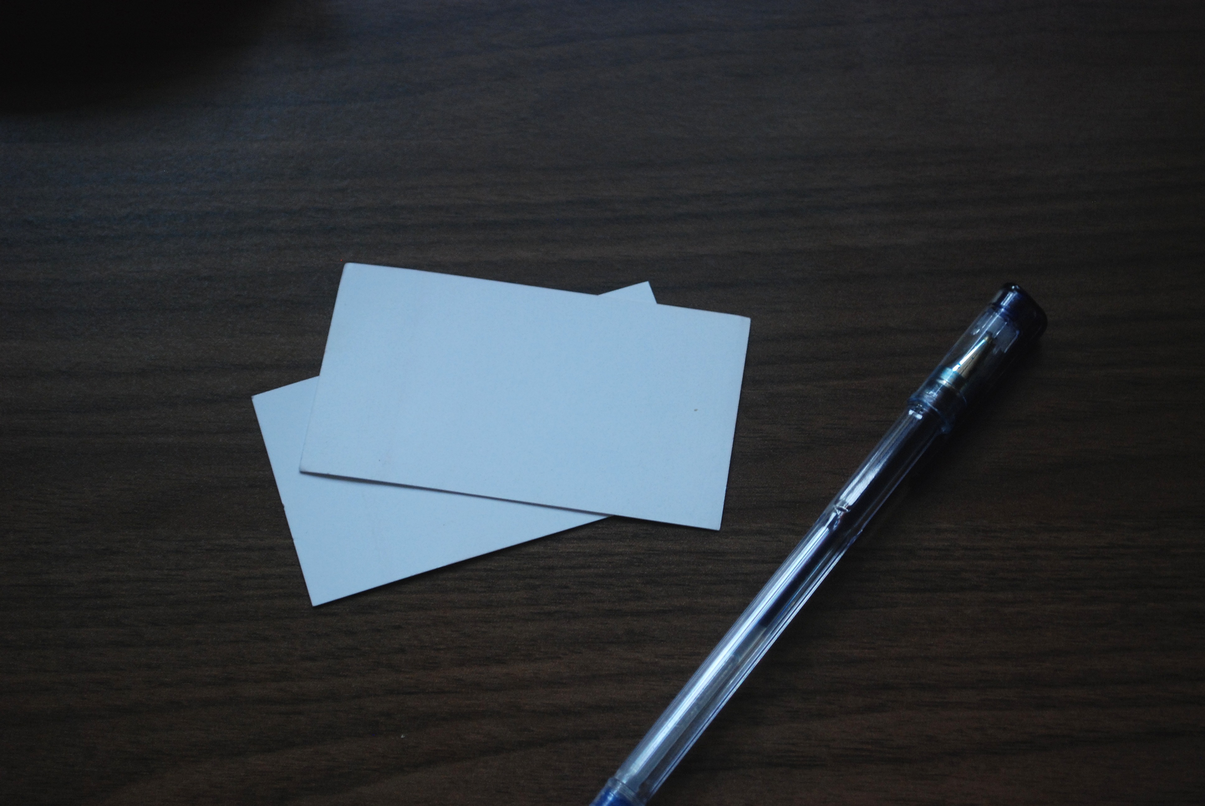 Pen and business card free image download