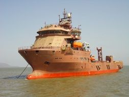 ship in the ocean
