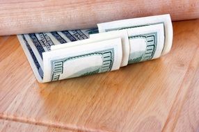 Dollars under the rolling pin