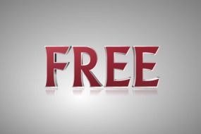 red inscription freedom