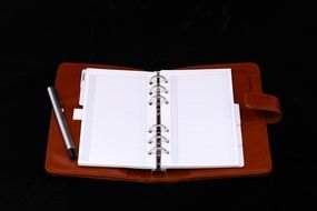 red note pad