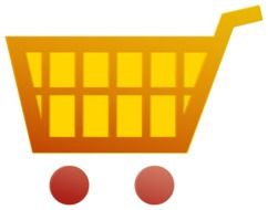 shopping basket emblem