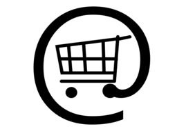 the picture depicting of the shopping cart for online shopping