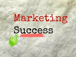 marketing success drawing