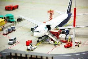 Photo of small airport models