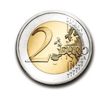 two euro coin
