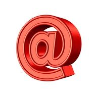 Red Email symbol
