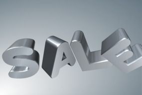 word sale as a 3d model
