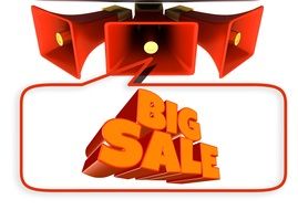 banner showing big sale