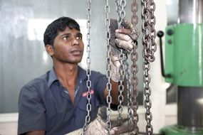 industrial worker India