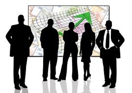 business company poster drawing