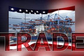 trade world ship photo wall