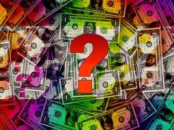 dollar currency question mark money