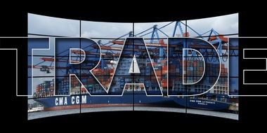 Clipart of trade sign and ship