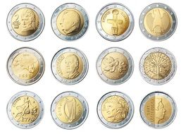 euro coins of Europe