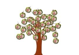 currency on the tree