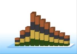 Statistics graphic image