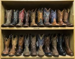 Collection of cowboy boots