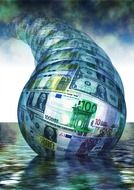 euro dollar ball drawing