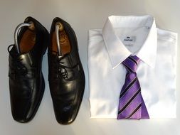 shirt, tie and shoes