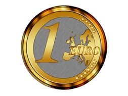 euro coin money currency drawing