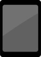 cell phone as a drawing