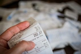 money bills and taxes