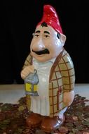 porcelain dwarf on euro coins