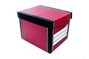 red carton box