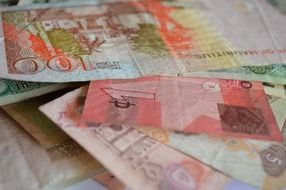 A lot of banknotes
