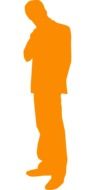 businessman boy drawing