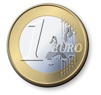 Photo of euro coin